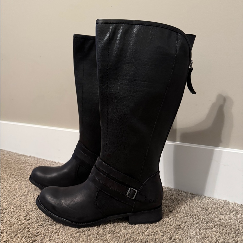 Women's Black Knee-High Boots